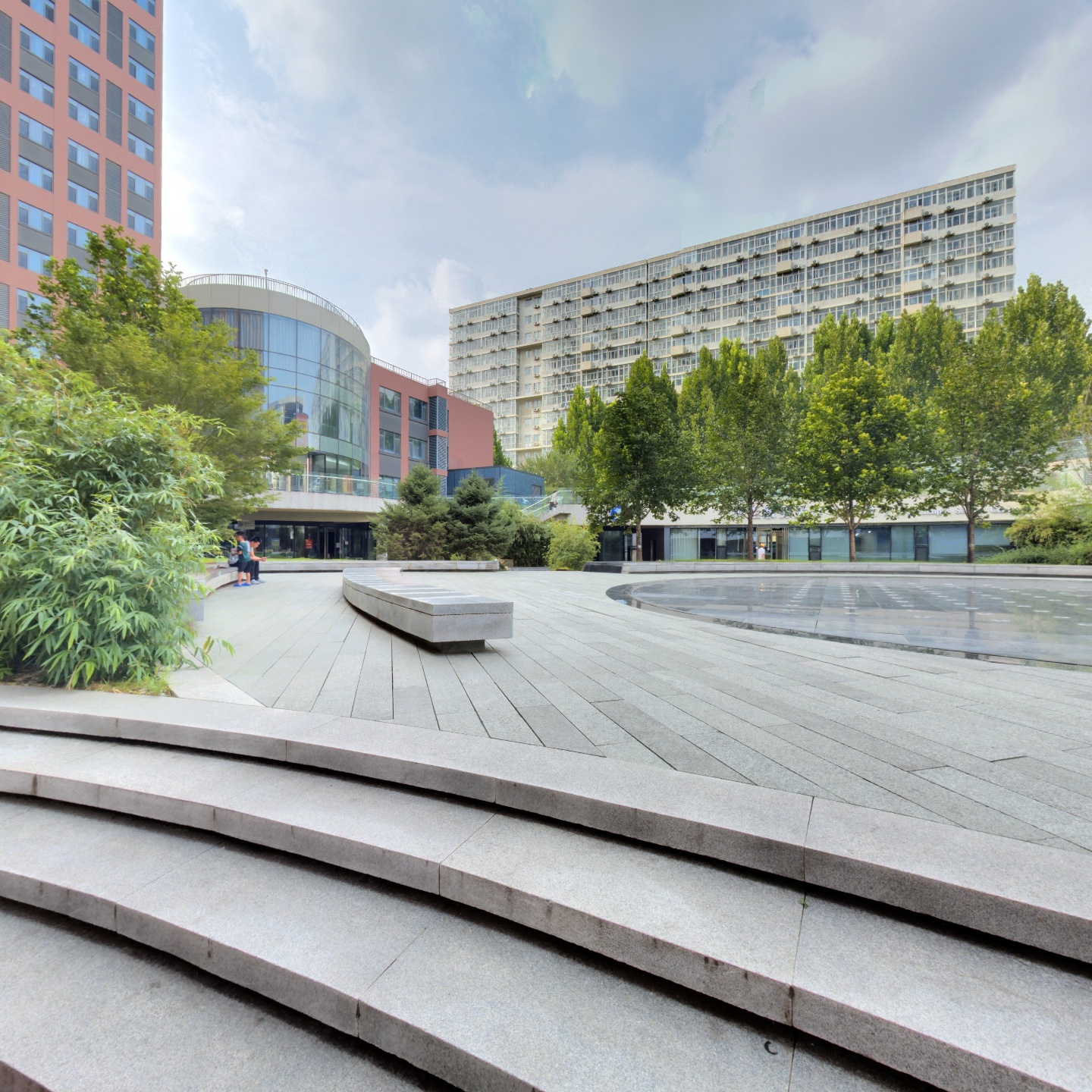 北京林业大学下沉广场,如视VR