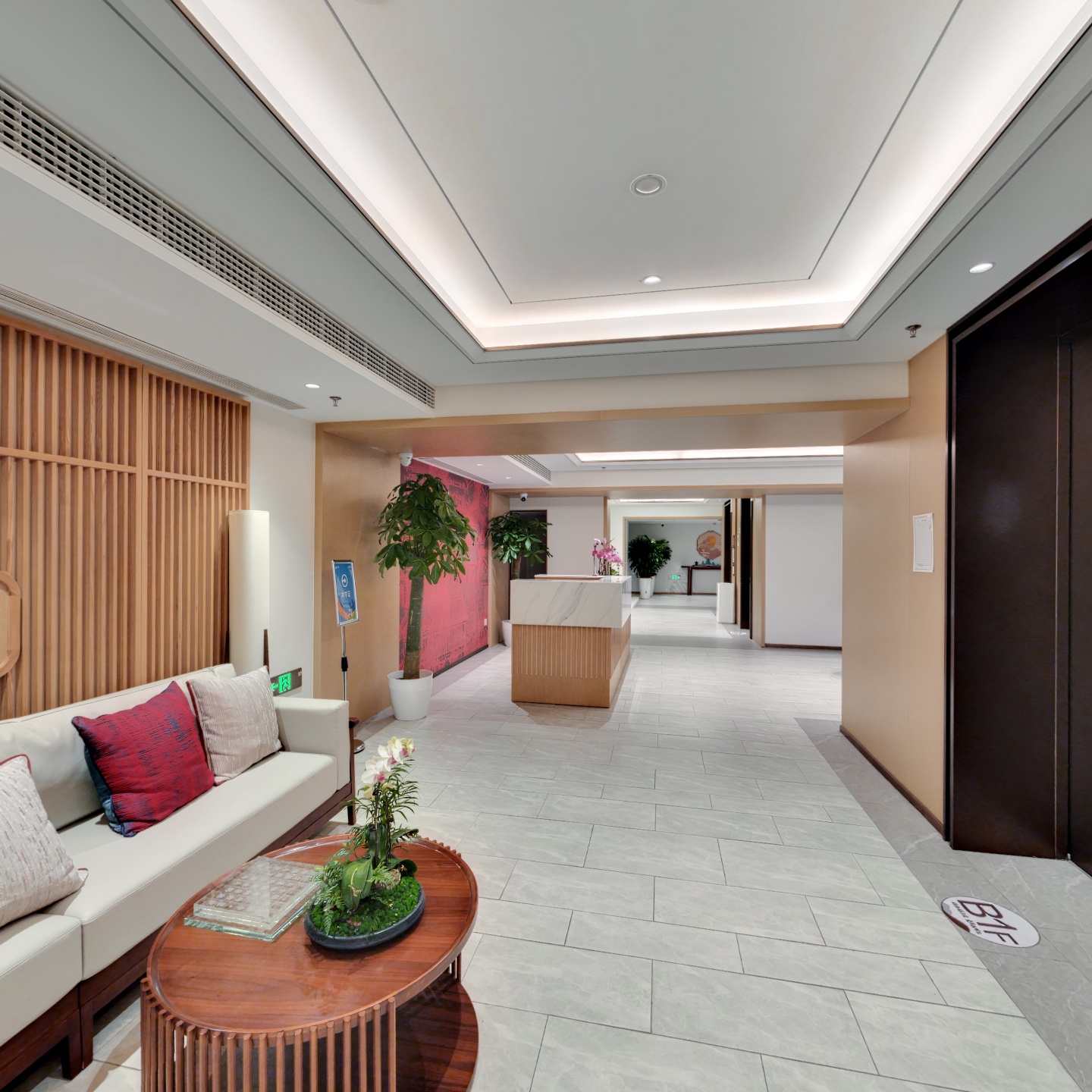 B1金陵艺苑前台,如视VR